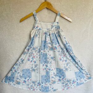 Summer slip dress, floral pattern