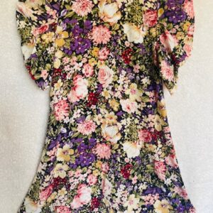 Girls tunic dress with puffed sleeves