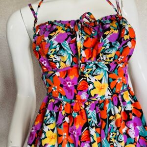 Floral jump suit