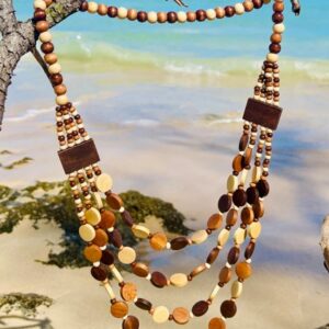 Handmade Multi-Layer Wooden Necklace