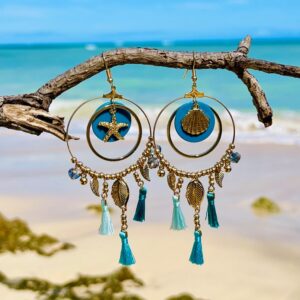 Bohemian Tassel Pendant Earrings