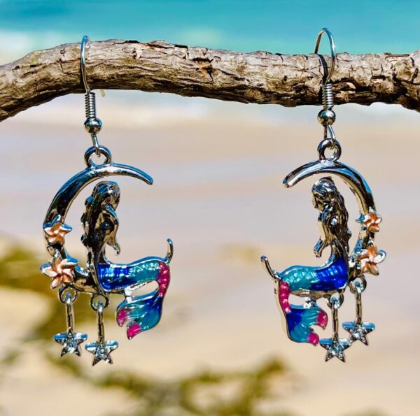 Mermaid Charm Earrings - Image 7