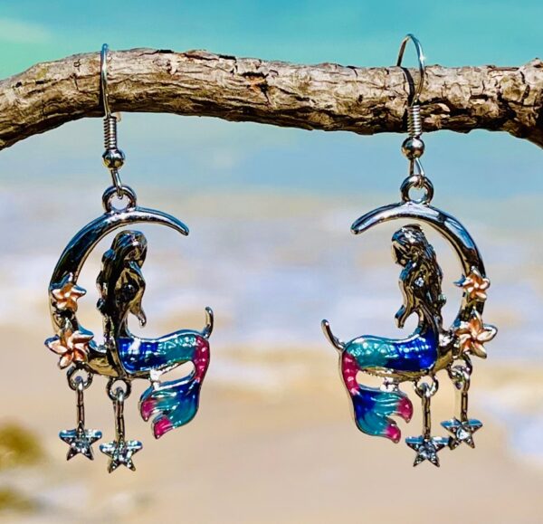 Mermaid Charm Earrings