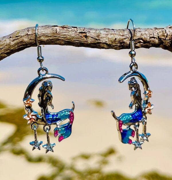 Mermaid Charm Earrings - Image 6
