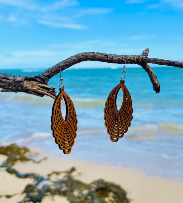 Wooden Earrings - Image 4