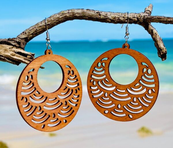 Wooden Earrings - Image 2