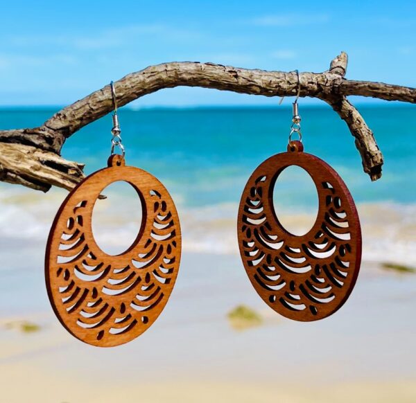 Wooden Earrings - Image 3