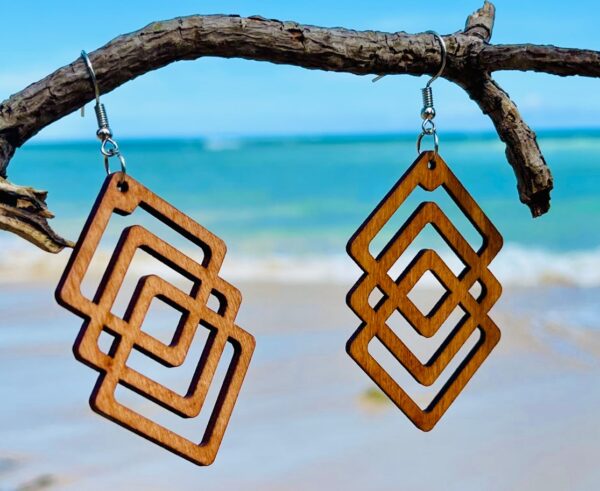Wooden Earrings - Image 3