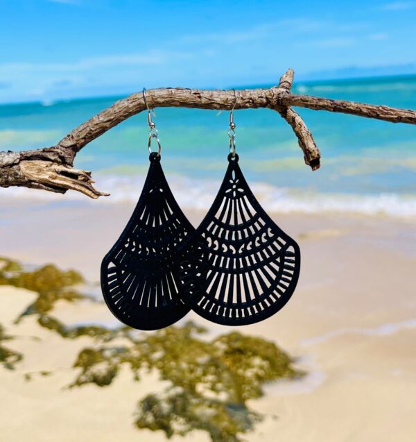 Wooden Design Earrings