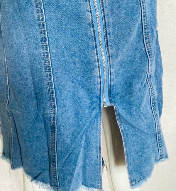 Woman's Denim Sexy Dress - Image 6