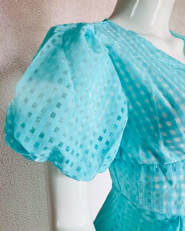 Ruffle Trim V-Neck Mini Dress - Image 8