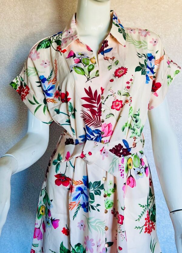 Floral Print Dress - Image 4